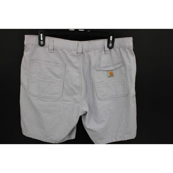 Carhartt Men's Rugged Flex Relaxed Fit Canvas 8" Shorts SIZE 40 Seacliff BS5841 - Picture 5 of 9